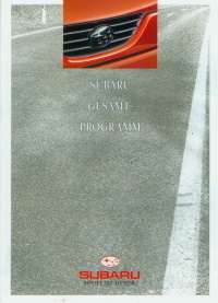 Subaru Programm  original Prospekt aus 1993 -8968