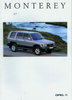 Opel Monterey Prospekt August 1995 Archiv - 9031