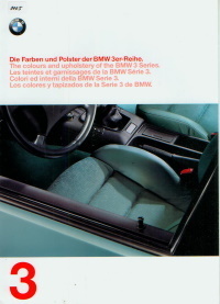 BMW 3er Reihe Farbkarte 1 -  1997 - 9086