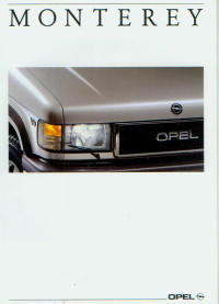 Autoprospekt: Opel Monterey April  1992  9090