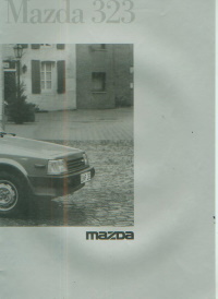 Autoprospekt: Mazda 323 1985 -9133