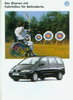 Autoprospekt: VW Sharan Fahrhilfen für Behinderte 1996