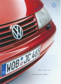 Autoprospekt: VW Sharan Family 1999 Archiv - 9168
