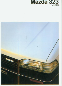 Autoprospekt: Mazda 323 LX GLX Oktober  1987