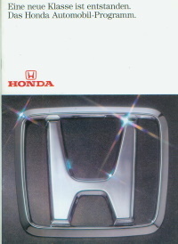 Autoprospekt: Honda Automobil-Programm -9158