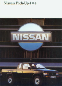 Autoprospekt: Nissan Pick-Up 4x4 1990 - 9189