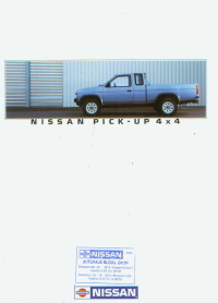Autoprospekt: Nissan Pick-Up 4x4 1987 - 9192