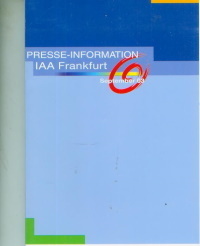 Pressemappe Peugeot IAA  2003