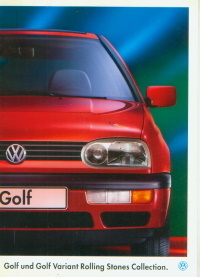 Autoprospekt: vW Golf Rolling Stones 1995 - 9300