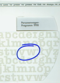 Pressemappe VW Programm 1998 - 9330