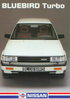 Nissan Bluebird turbo Prospekt / brochure -9387