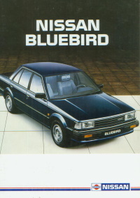 Nissan Bluebird Prospekt NL 80er Jahre   - 9385