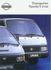 Nissan Vanette und Urvan Prospekt 1991 - 9402