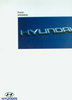 Hyundai Programm Pressemappe 1996