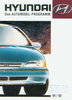 Hyundai PKW-Programm Prospekt 1991