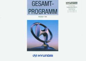 Hyundai PKW Programm Prospekt  1996 9430