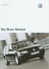 VW Bora Variant Prospekt Ausstattungen 2003  -9530