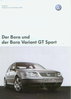 VW Bora GT Sport +Variant Preisliste 2. Juni 2003