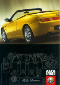 Alfa Romeo Spider Autopospekt 1998  9562