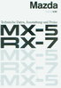 Mazda MX-5 RX-7 Prospekt Daten Ausstattung Preise 1990  9589
