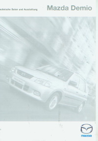 Mazda Demio Technikprospekt  2001 9595