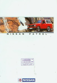 Nissan Patrol Prospekt aus 1987 -9633
