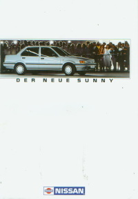 Nissan Sunny Prospekt aus 1986 -9644