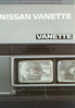 Nissan Vanette Prospekt aus den 80er Jahren -9635
