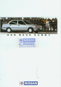 Nissan Sunny Autoprospekt 1986 - 9643