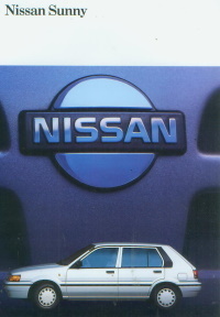 Nissan Sunny Autoprospekt aus 1989 -9630