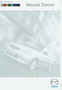 Mazda Demio Farbkarte aus 2001 -9613