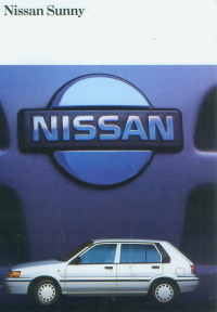 Nissan Sunny Auto-Prospekt 1989 - 9621