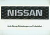 Nissan PKW Programm Autoprospekt 1985 -9624