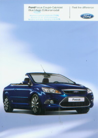 Ford Focus Coupé Cabriolet Blue Magic Prospekt -2008 9657