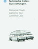 VW California technische Daten - 90er Jahre 9770