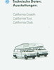 VW California technische Daten - 90er Jahre 9770