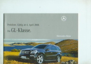 Mercedes GL Preisliste 4. April 2008