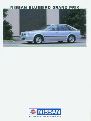 Nissan Bluebird Grand Prix Prospekt 1988 -9843