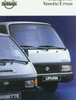 Autoprospekt Nissan Transporter Vanette Urvan 1992