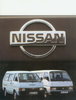 Nissan Transporter Vanette Urvan Autoprospekt 1990