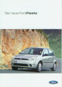 Ford Fiesta Autoprospekt aus 2002