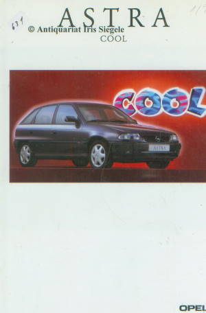 Opel Astra Cool Autoprospekt 1996 Archiv  - 10022*