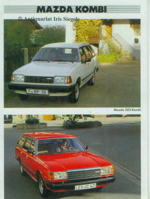 Mazda 323 929 Kombi Prospekt 1983 -10078