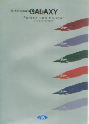 Ford Galaxy original Farbkarte 1996