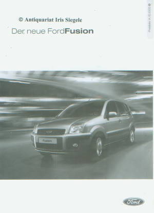 Ford Fusion - Preisliste Oktober  2005 - 10095