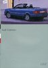 Audi  Cabriolet  - Autoprospekt Januar 1994