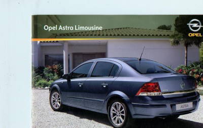 Opel Astra Limousine Autoprospekt 2009