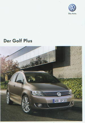 VW Golf Plus - Prospekt 2009