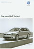 VW Golf Variant Preisliste / Technik 8 -2009