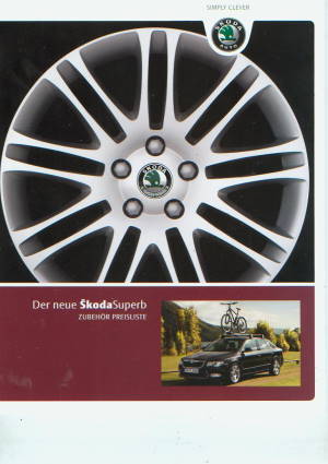 Skoda Superb - Zubehör Preisliste 7 - 2008